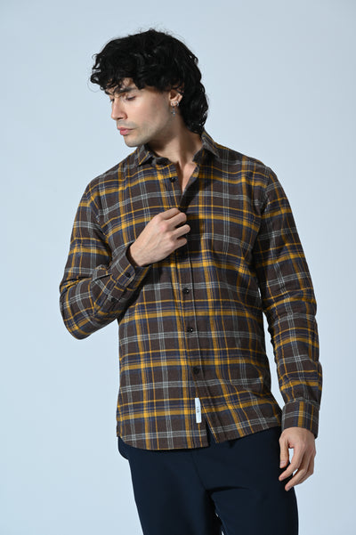 CAMICIA CHECK IN FLANELLA