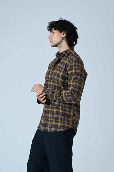 CAMICIA CHECK IN FLANELLA