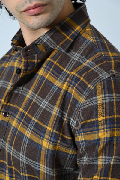 CAMICIA CHECK IN FLANELLA