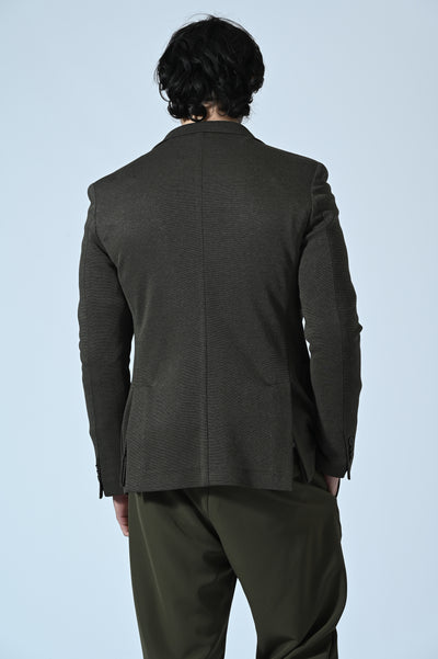 BLAZER MELANGE CON IMPUNTURE