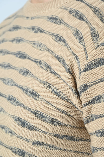 MAGLIA GIROCOLLO BICOLORE