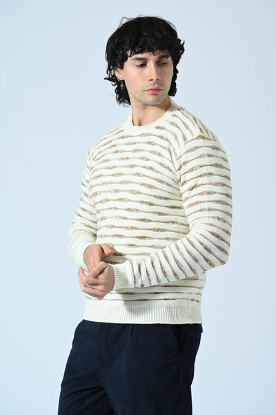 MAGLIA GIROCOLLO BICOLORE