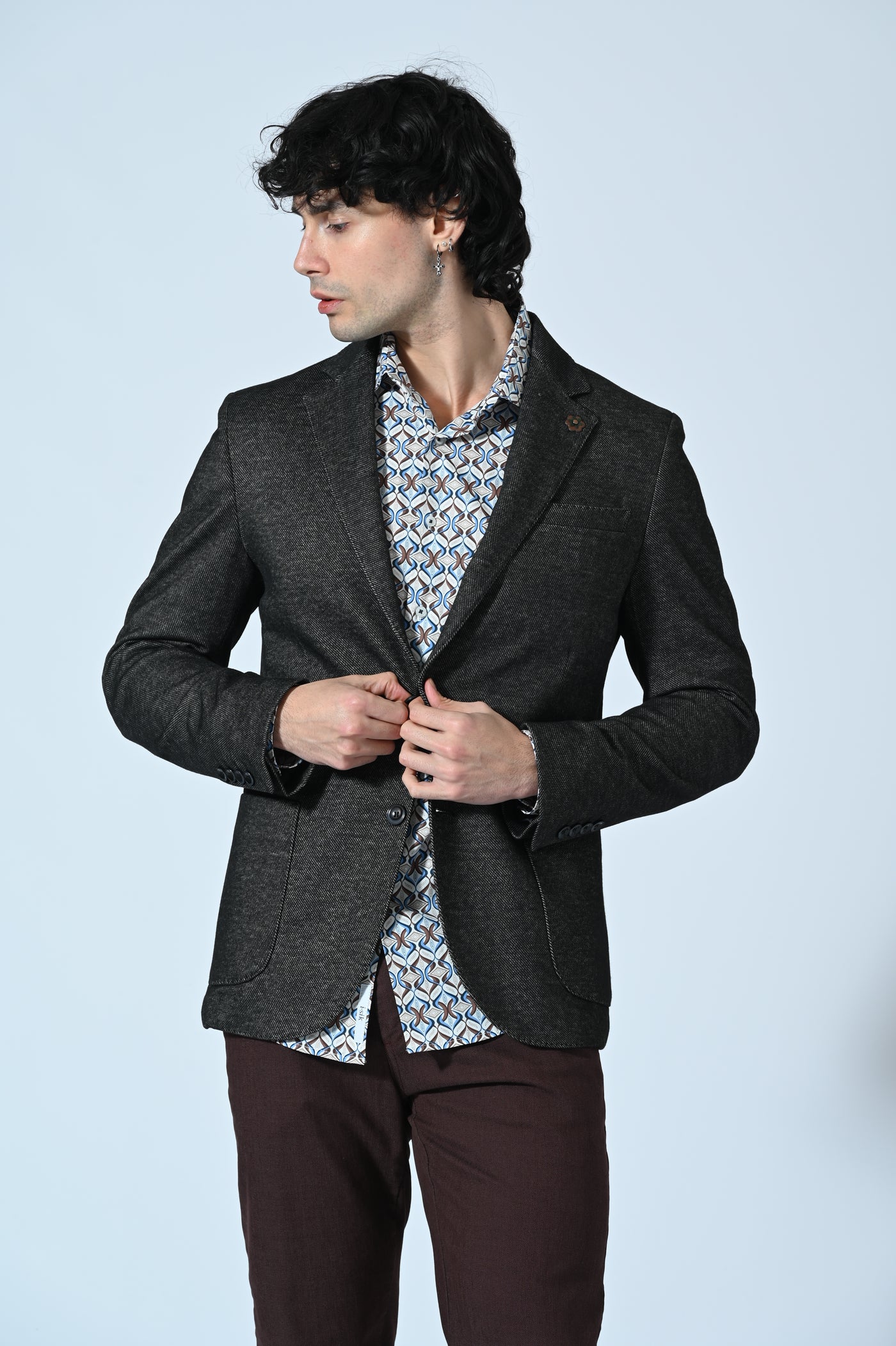 BLAZER JERSEY DIAGONALE