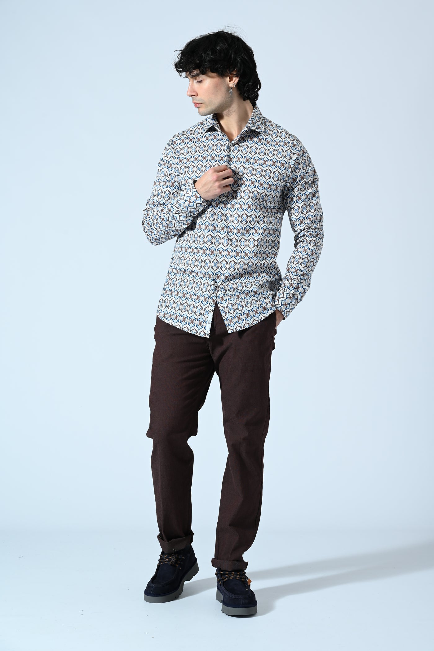 CAMICIA COTONE IN FANTASIA