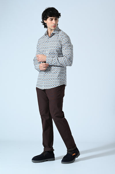 CAMICIA COTONE IN FANTASIA