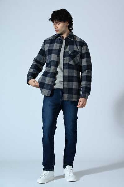 OVERSHIRT TRAPUNTATA CHECK