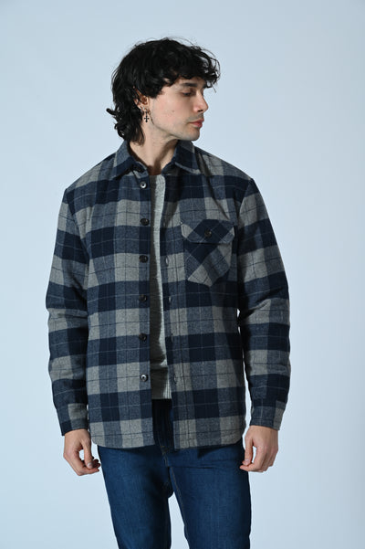 OVERSHIRT TRAPUNTATA CHECK