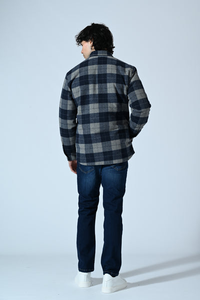 OVERSHIRT TRAPUNTATA CHECK