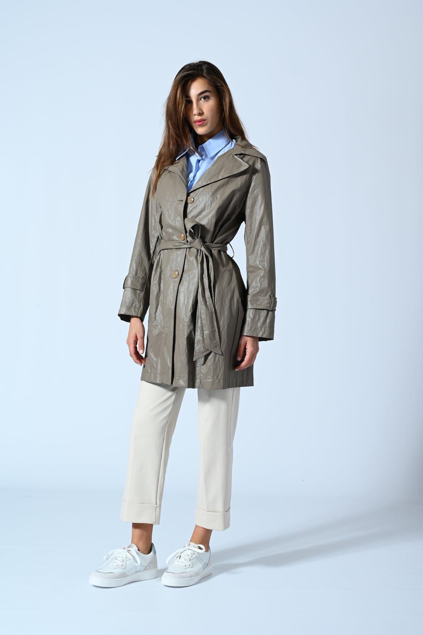 TRENCH ECOPELLE STROPP.