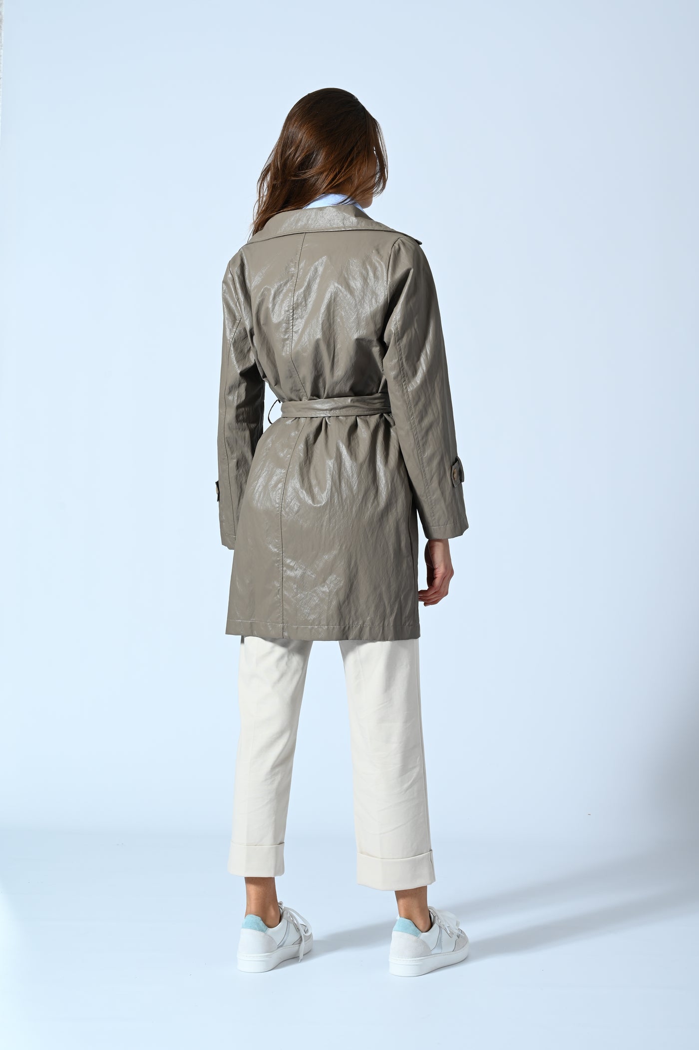 TRENCH ECOPELLE STROPP.