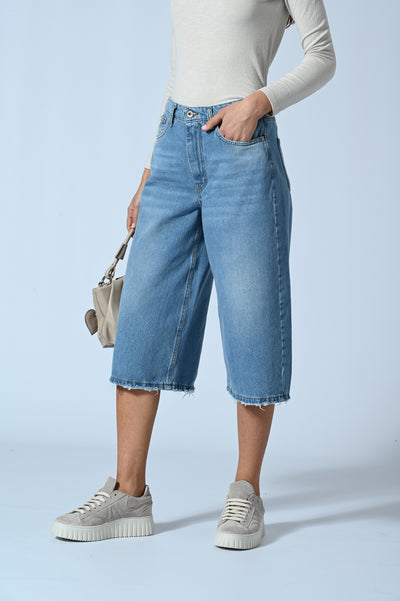 DENIM SUPER CROPPED