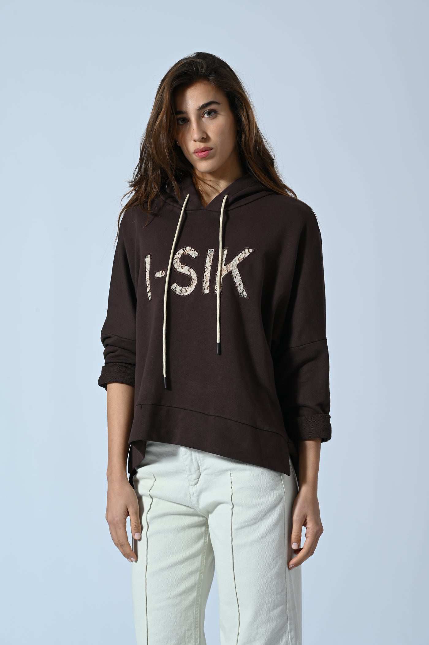 FELPA HOODIE LOGO PIZZO