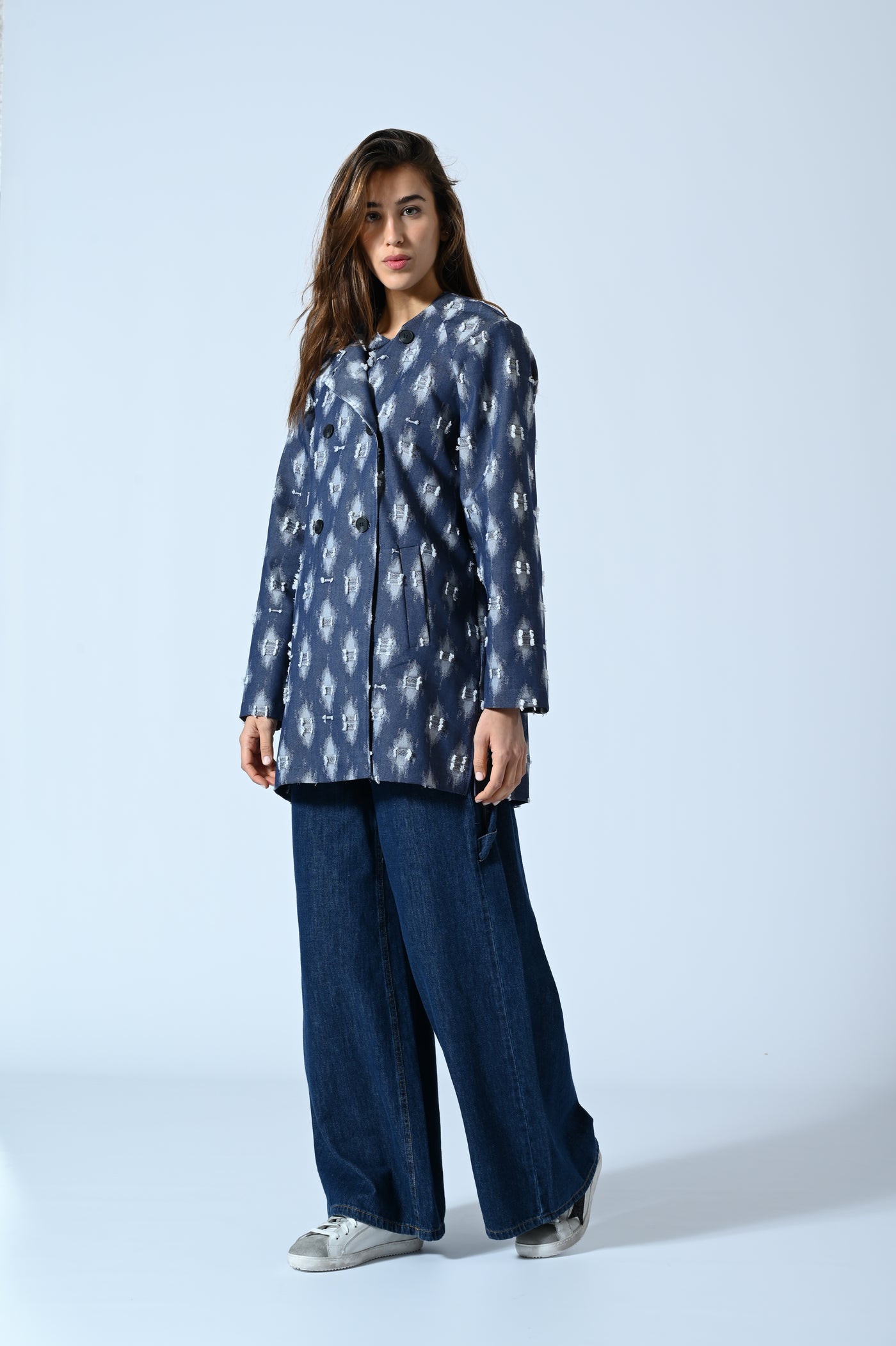 DENIM FLUIDO PALAZZO WORK