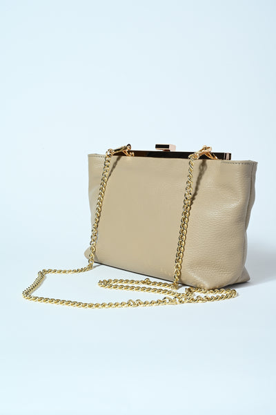 POCHETTE CLUTCH VERA PELLE