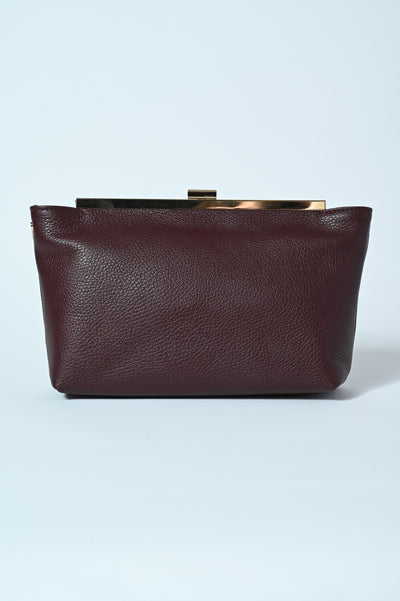POCHETTE CLUTCH VERA PELLE