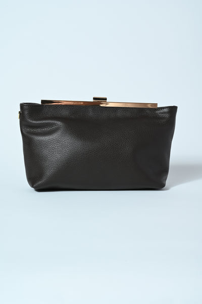 POCHETTE CLUTCH VERA PELLE