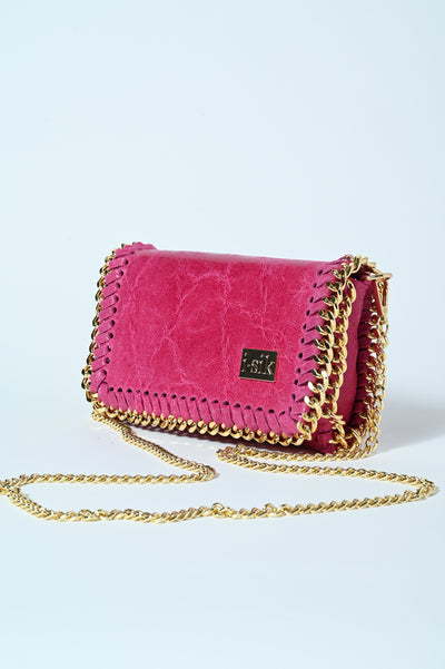 POCHETTE CATENA PELLE VINTAGE