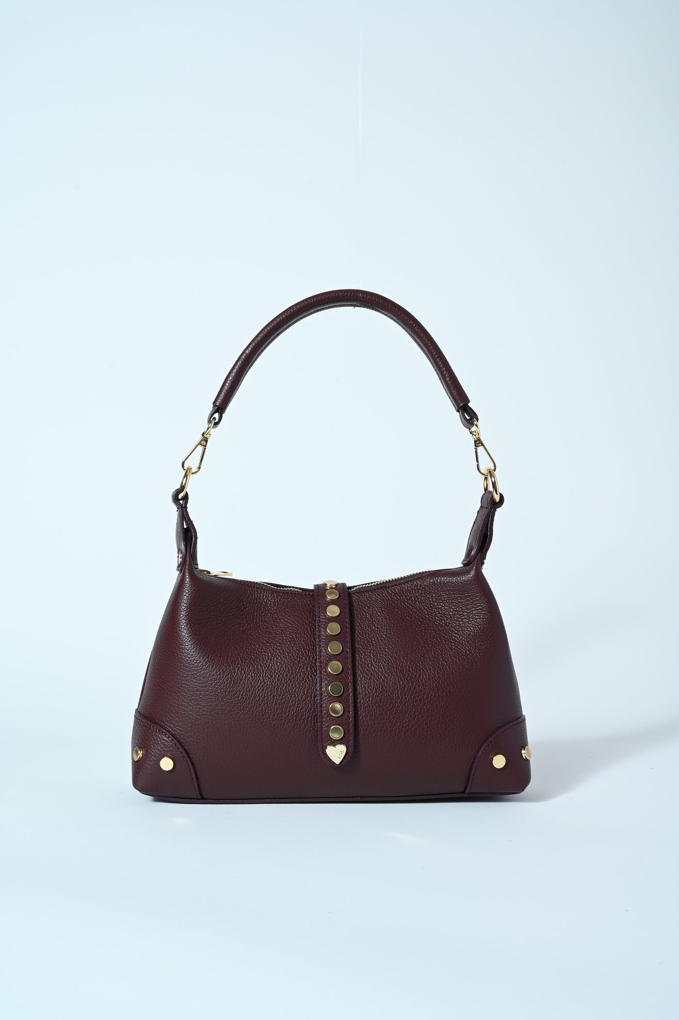 BORSA VERA PELLE BORCHIETTE