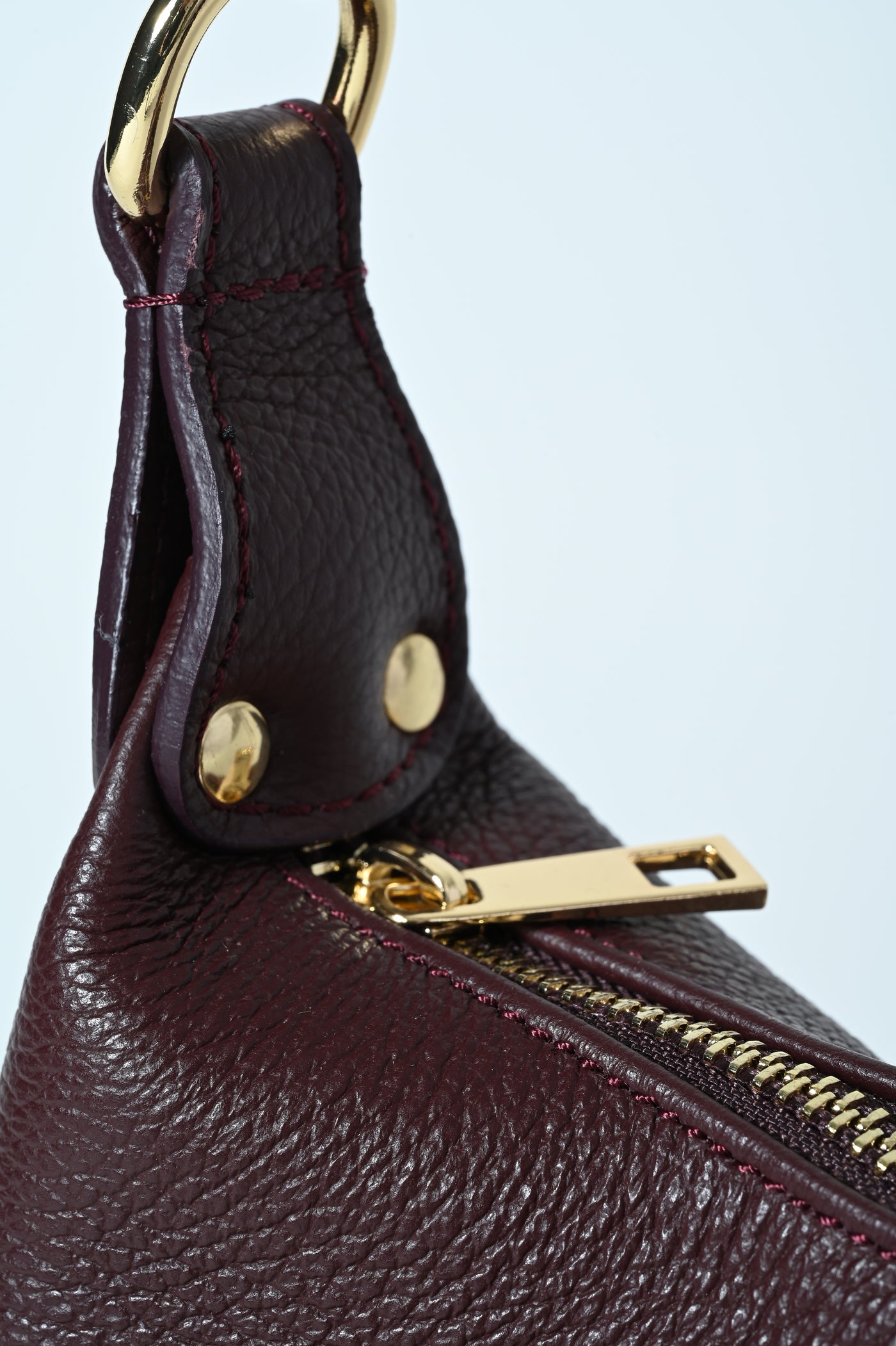 BORSA VERA PELLE BORCHIETTE