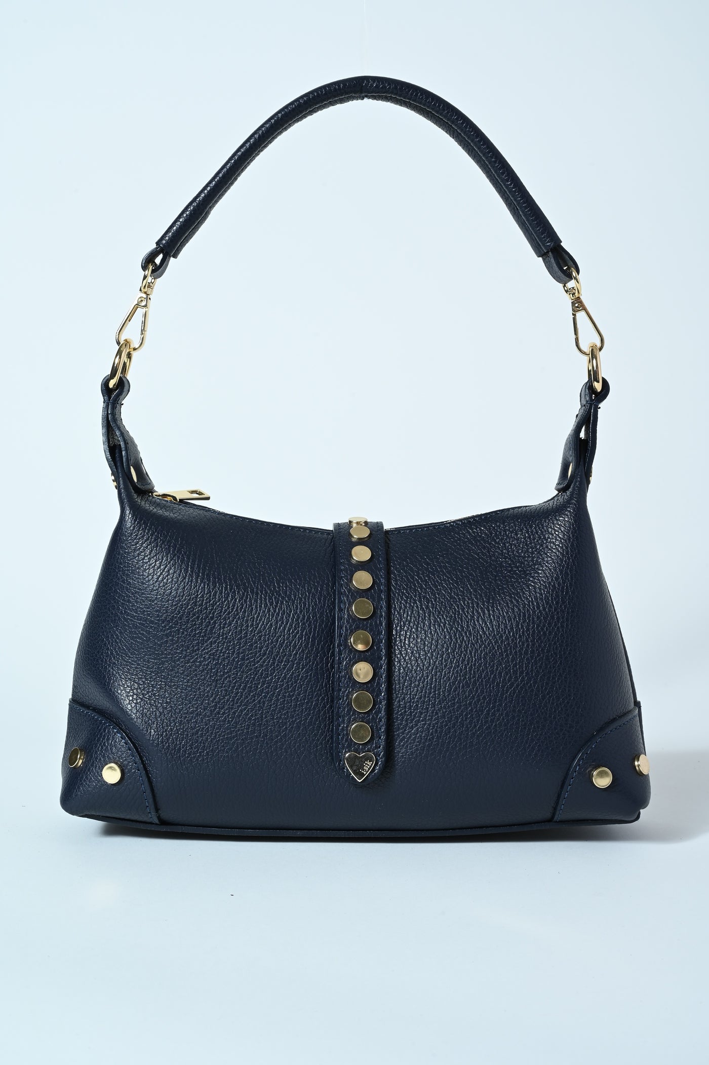 BORSA VERA PELLE BORCHIETTE