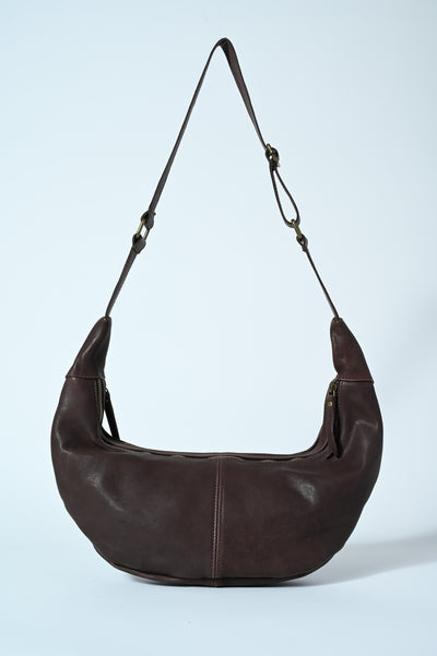 HOBO BAG VERA PELLE MONTONE VINTAGE