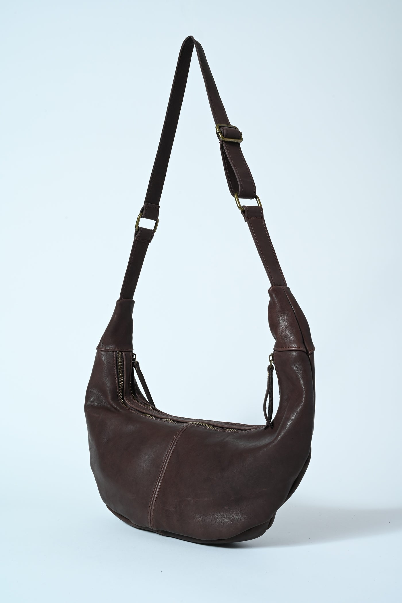 HOBO BAG VERA PELLE MONTONE VINTAGE