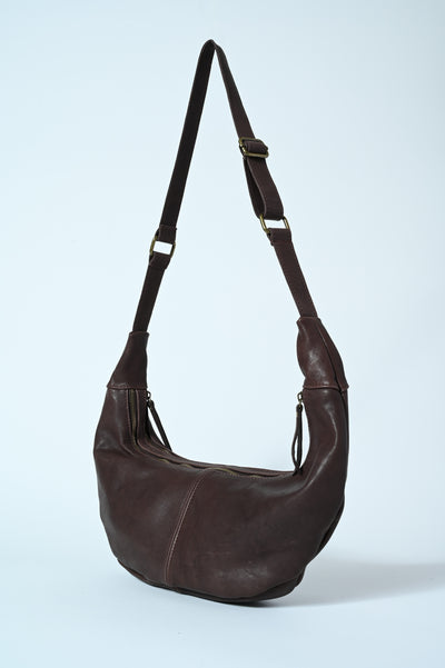 HOBO BAG VERA PELLE MONTONE VINTAGE