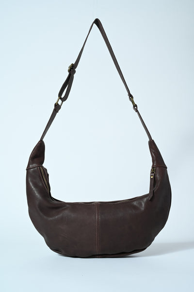 HOBO BAG VERA PELLE MONTONE VINTAGE