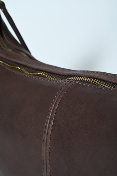 HOBO BAG VERA PELLE MONTONE VINTAGE