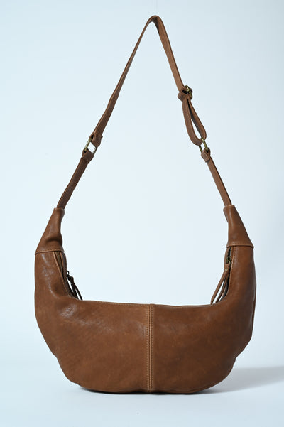 HOBO BAG VERA PELLE MONTONE VINTAGE