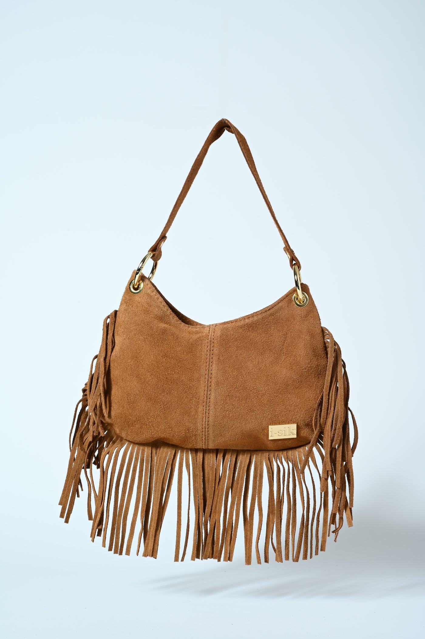 BORSETTA VERA PELLE CAM FRANGE