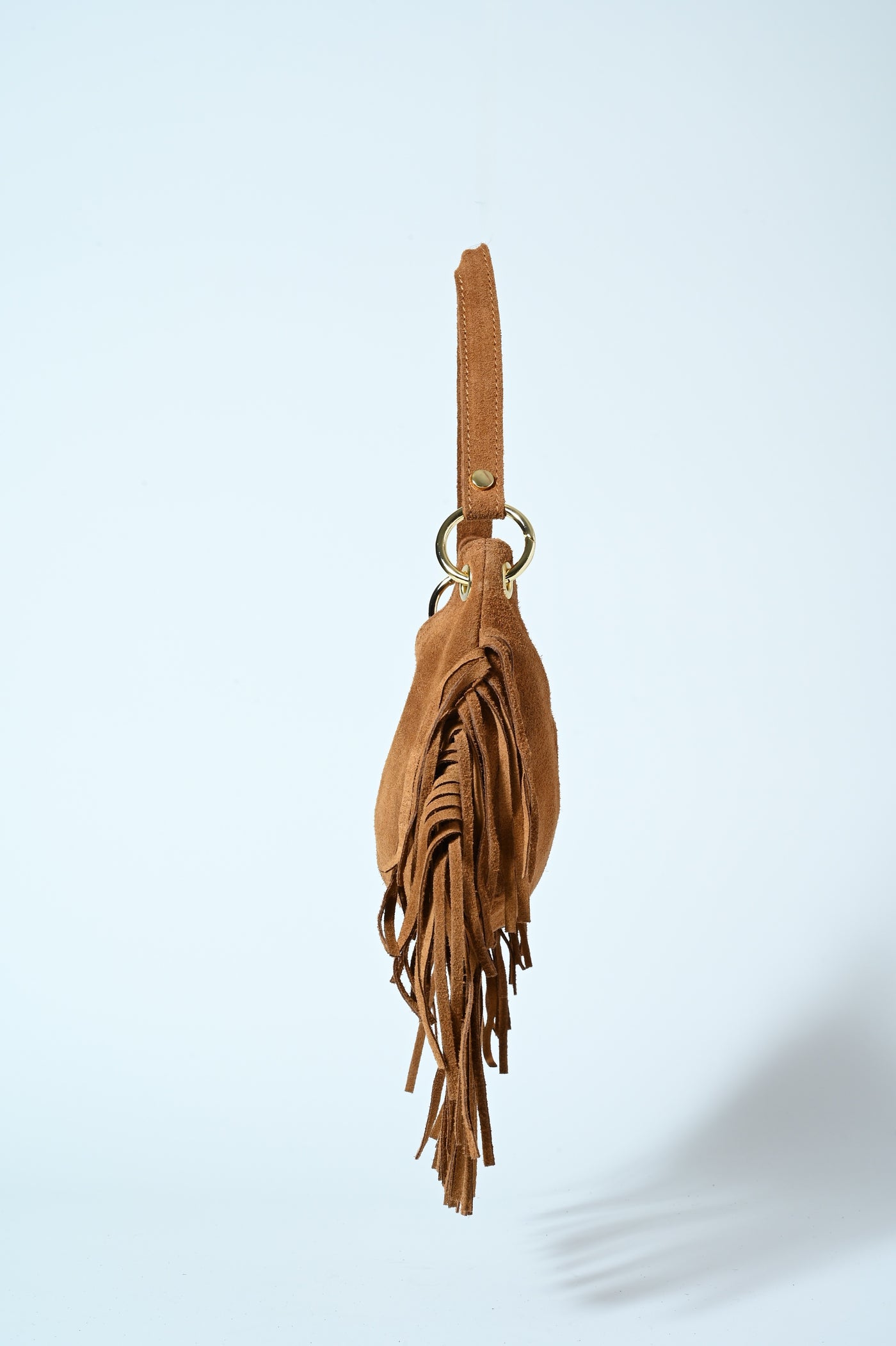 BORSETTA VERA PELLE CAM FRANGE