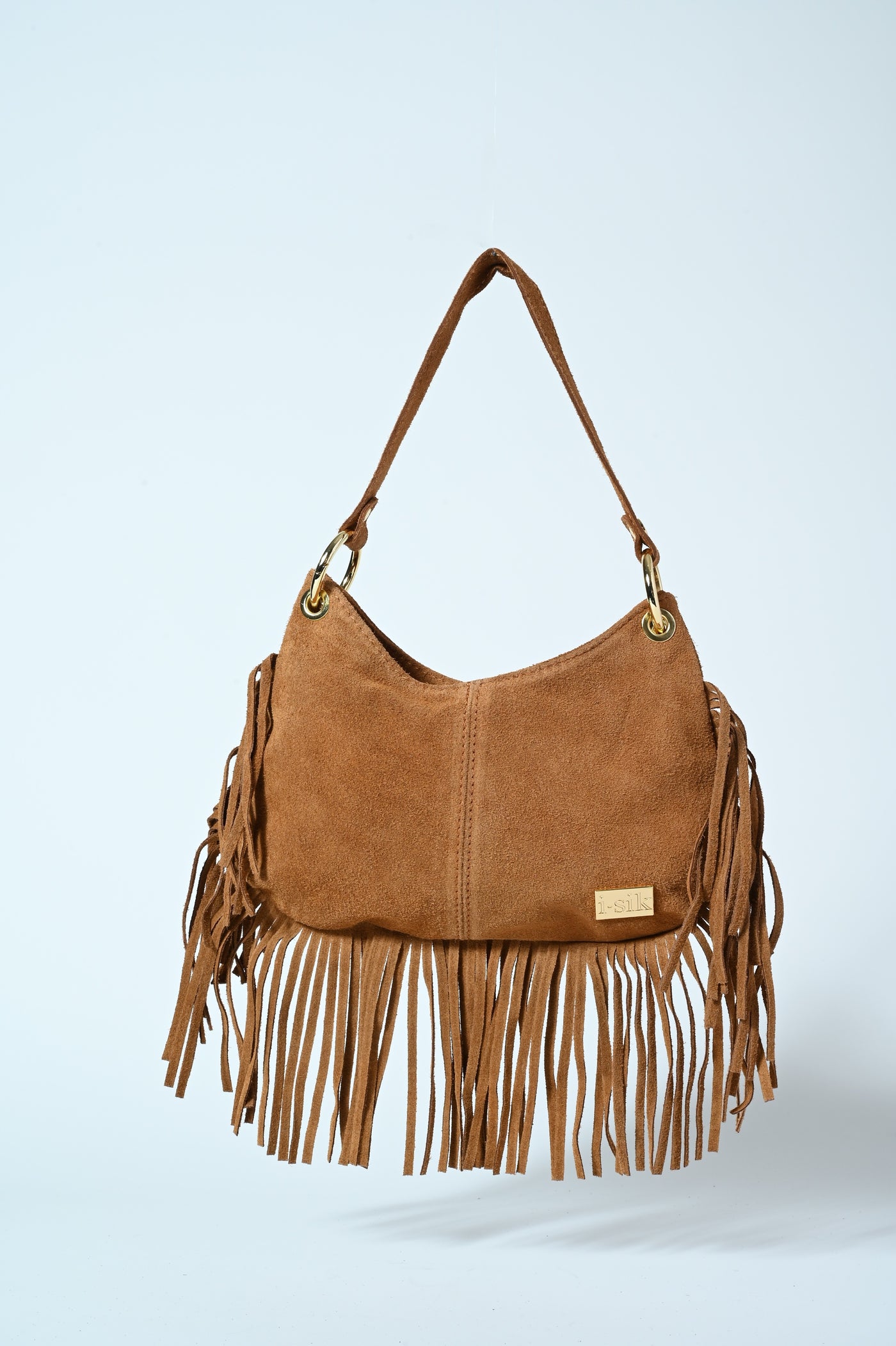 BORSETTA VERA PELLE CAM FRANGE