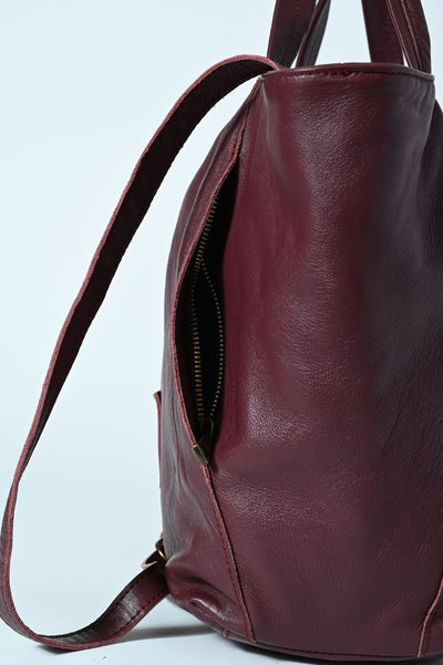 BORSA SHOPPER VERA PELLE MONTONE