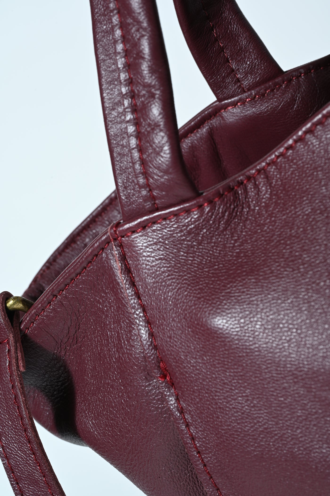 BORSA SHOPPER VERA PELLE MONTONE