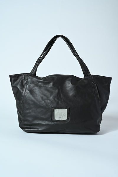 BORSA SHOPPER VERA PELLE MONTONE