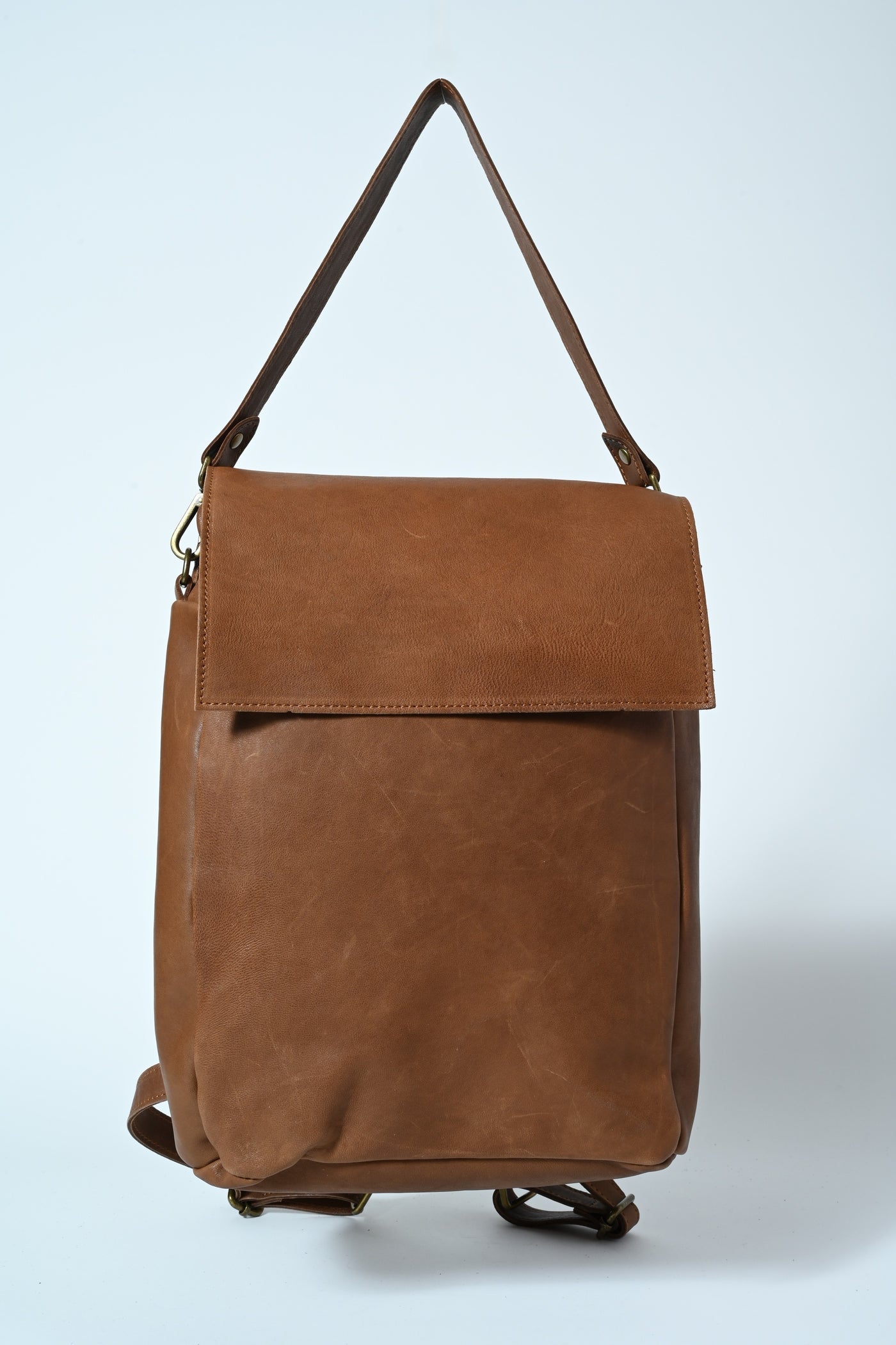 ZAINO VERA PELLE MONTONE VINTAGE