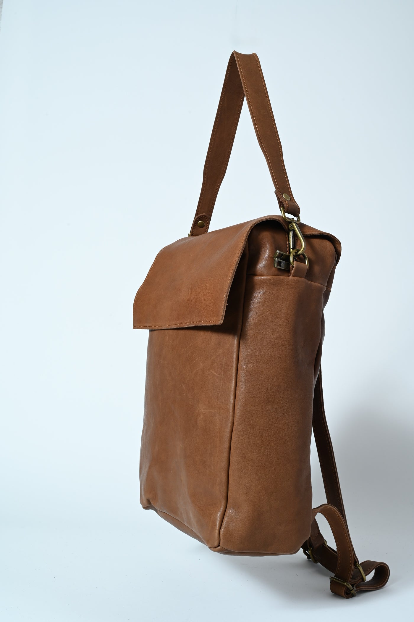 ZAINO VERA PELLE MONTONE VINTAGE