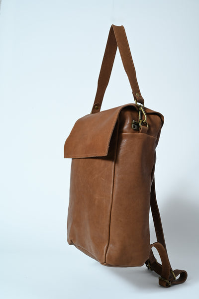 ZAINO VERA PELLE MONTONE VINTAGE