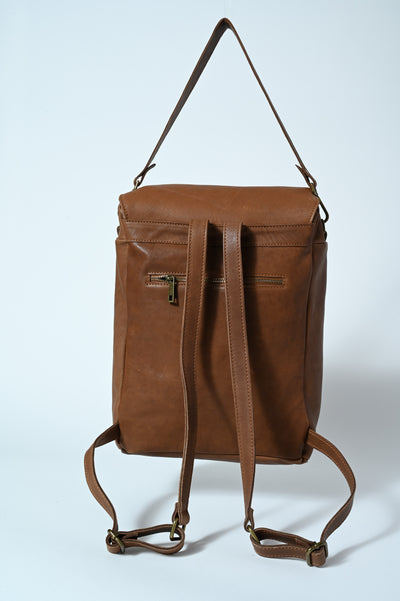 ZAINO VERA PELLE MONTONE VINTAGE