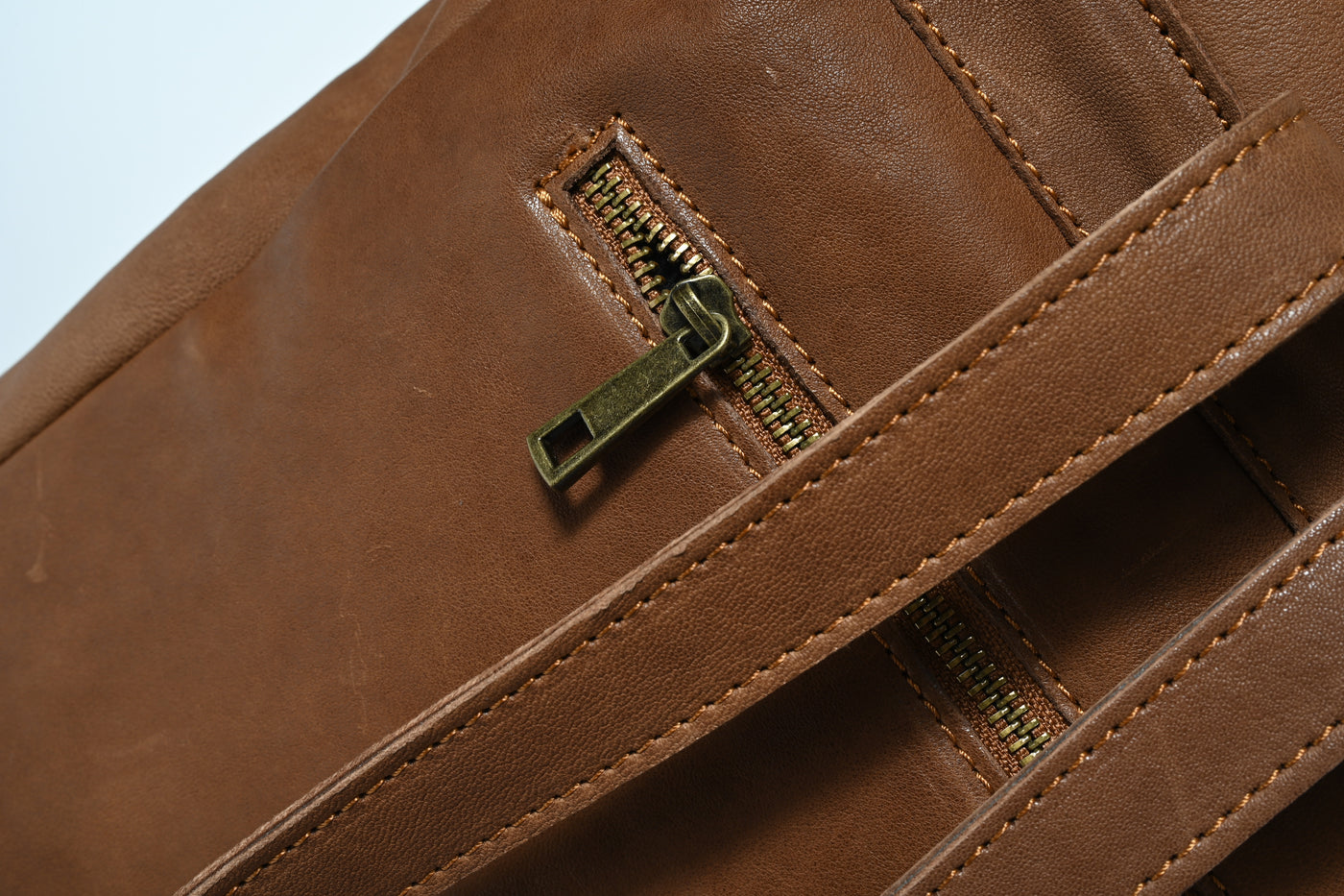 ZAINO VERA PELLE MONTONE VINTAGE