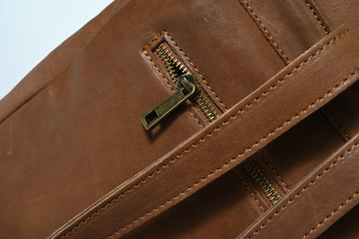 ZAINO VERA PELLE MONTONE VINTAGE