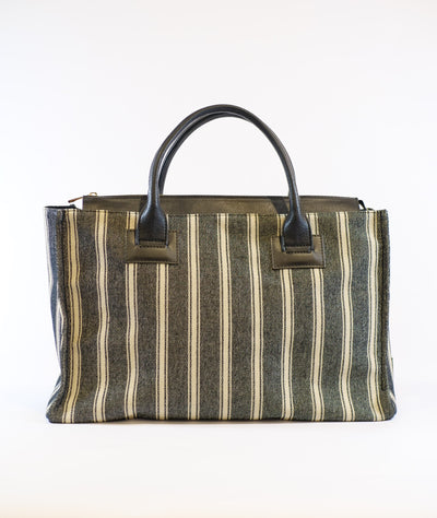BORSA GRANDE RIGA TESSUTO