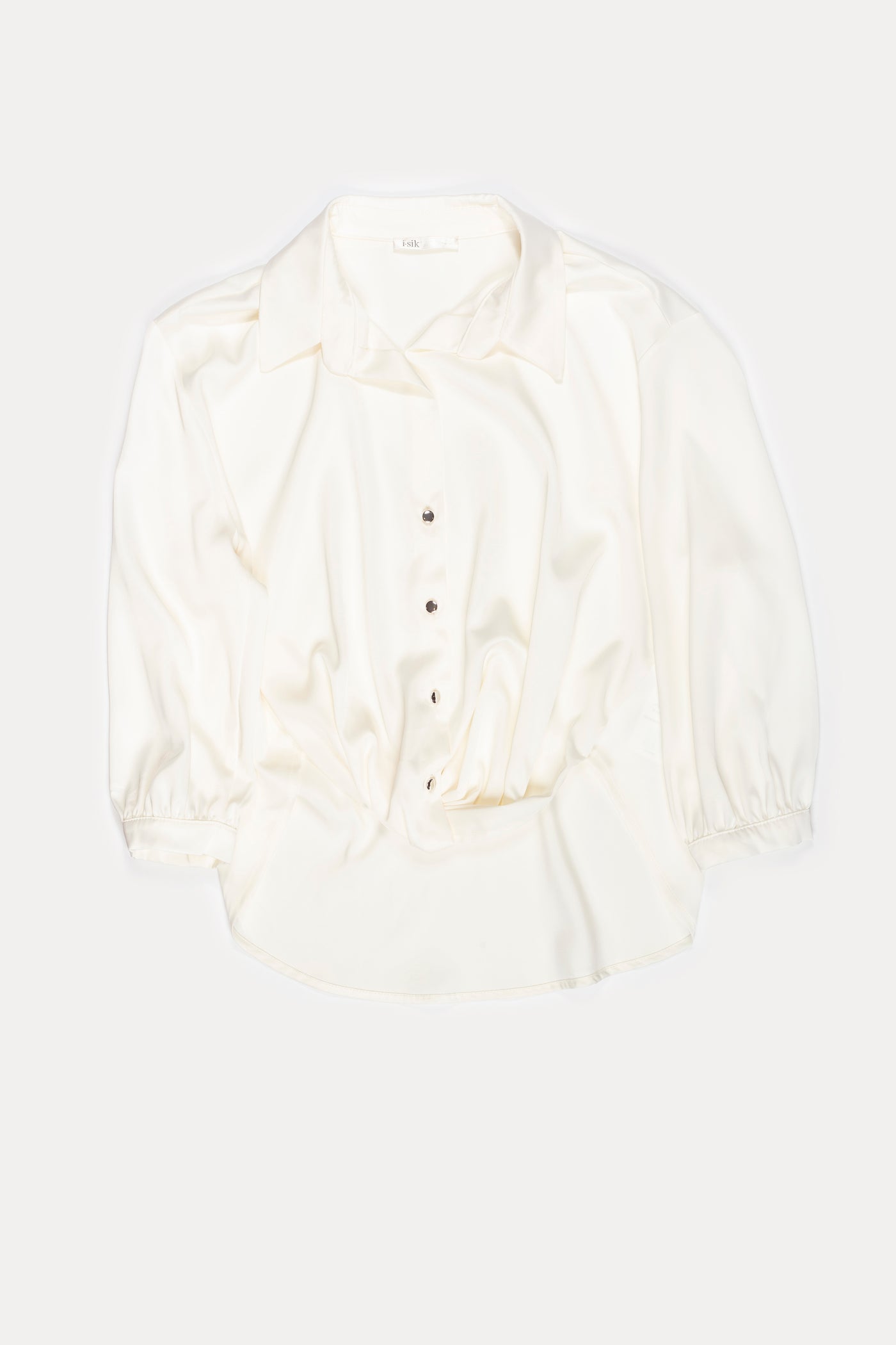 CAMICIA RASO SATIN NODO