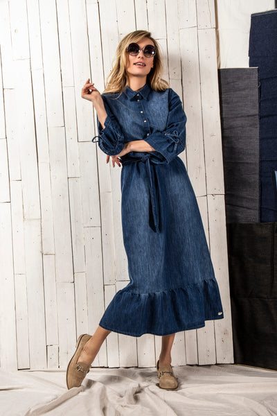 ABITO LUNGO DENIM