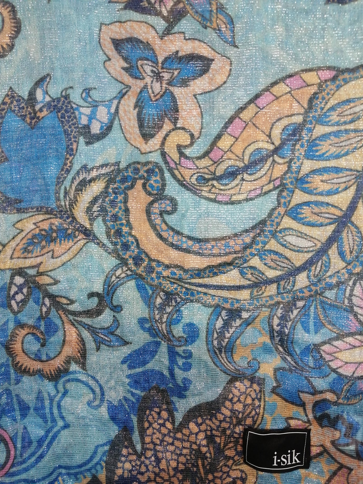 PASHMINA PAISLEY LUREX