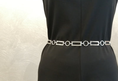 CINTURA METALLIC GEOMETRIC