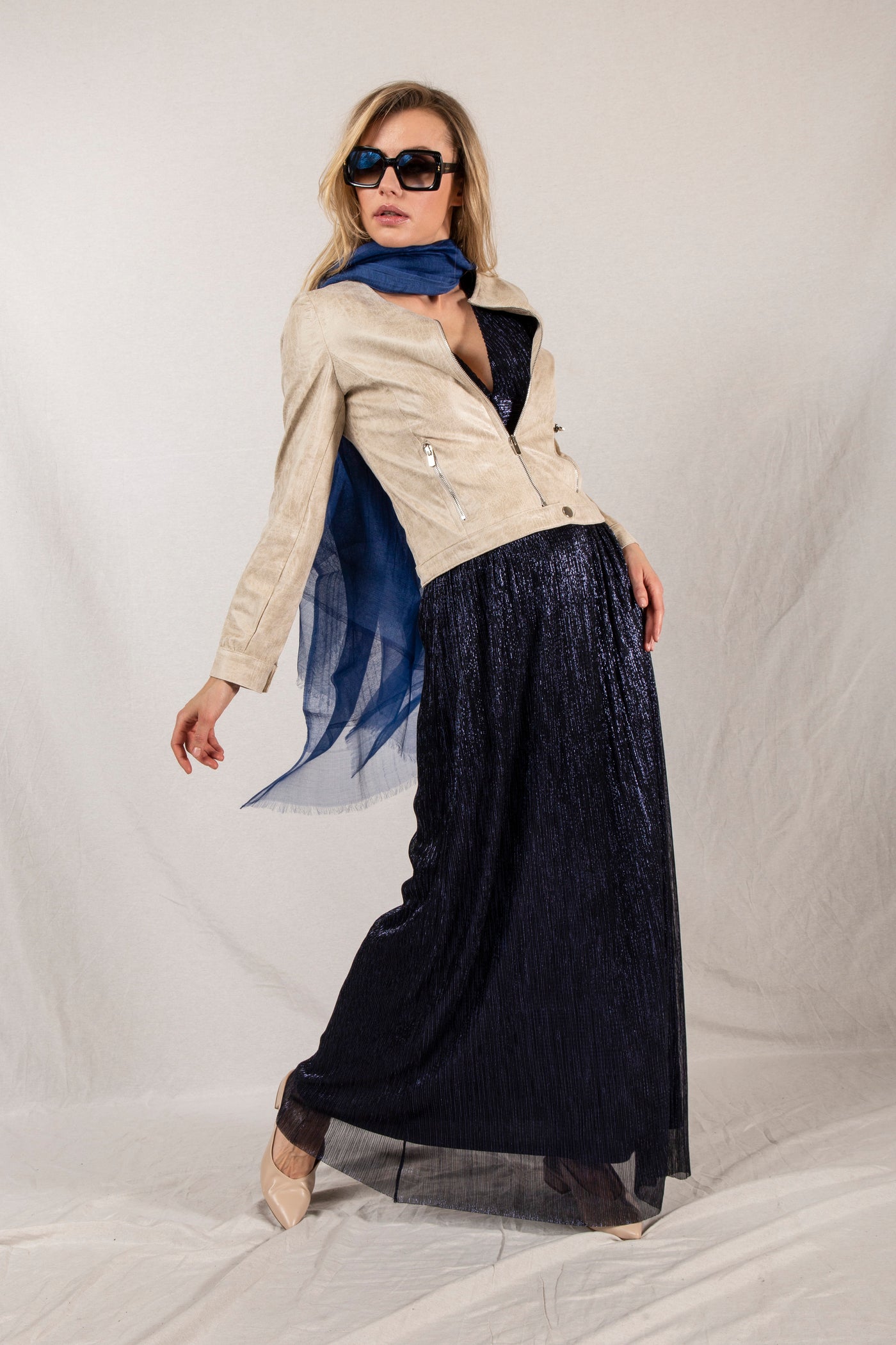 ABITO LUNGO TESS. LUREX
