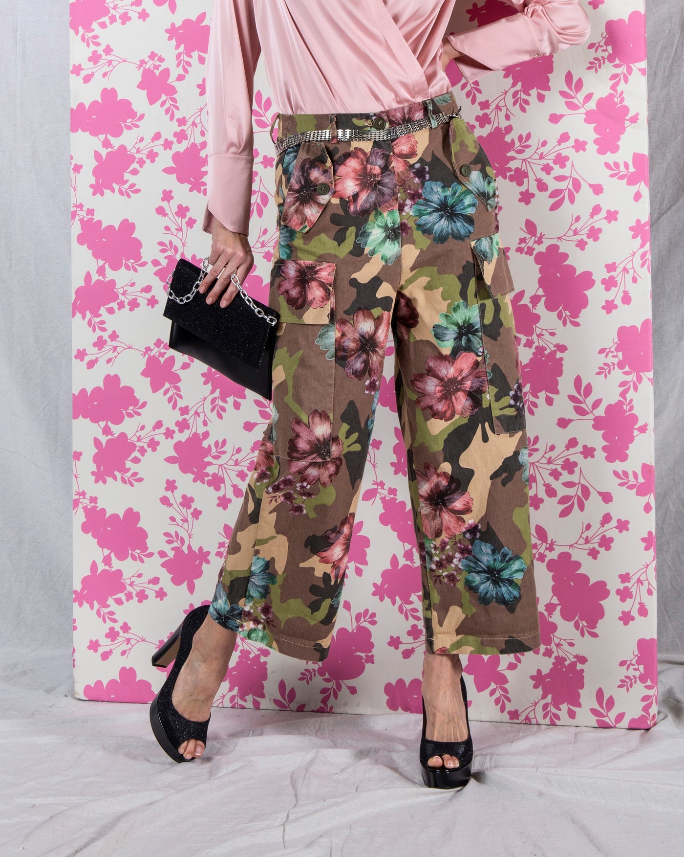PANT. CARGO CAMO-FLOWER