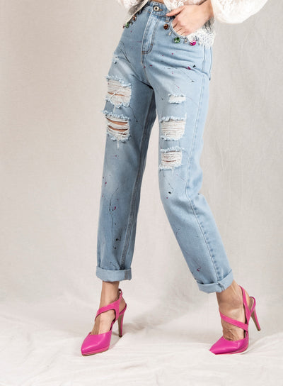 JEANS PIETRE PAINTING